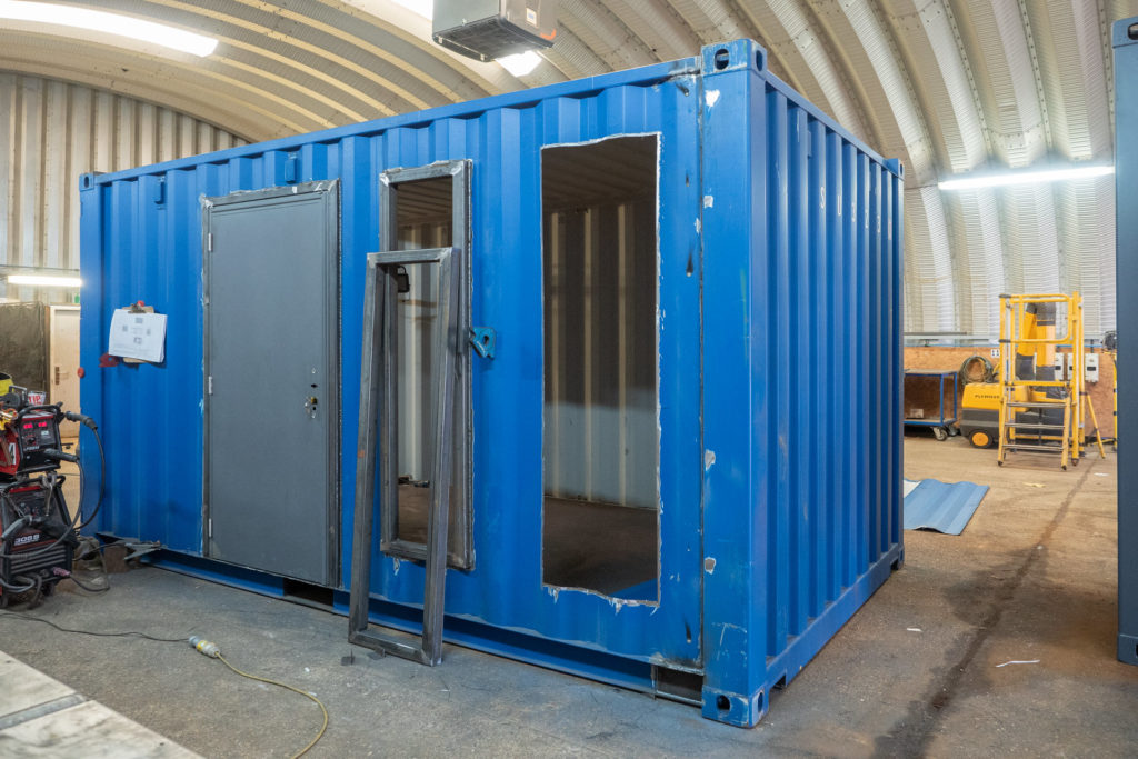 14ft container with windows