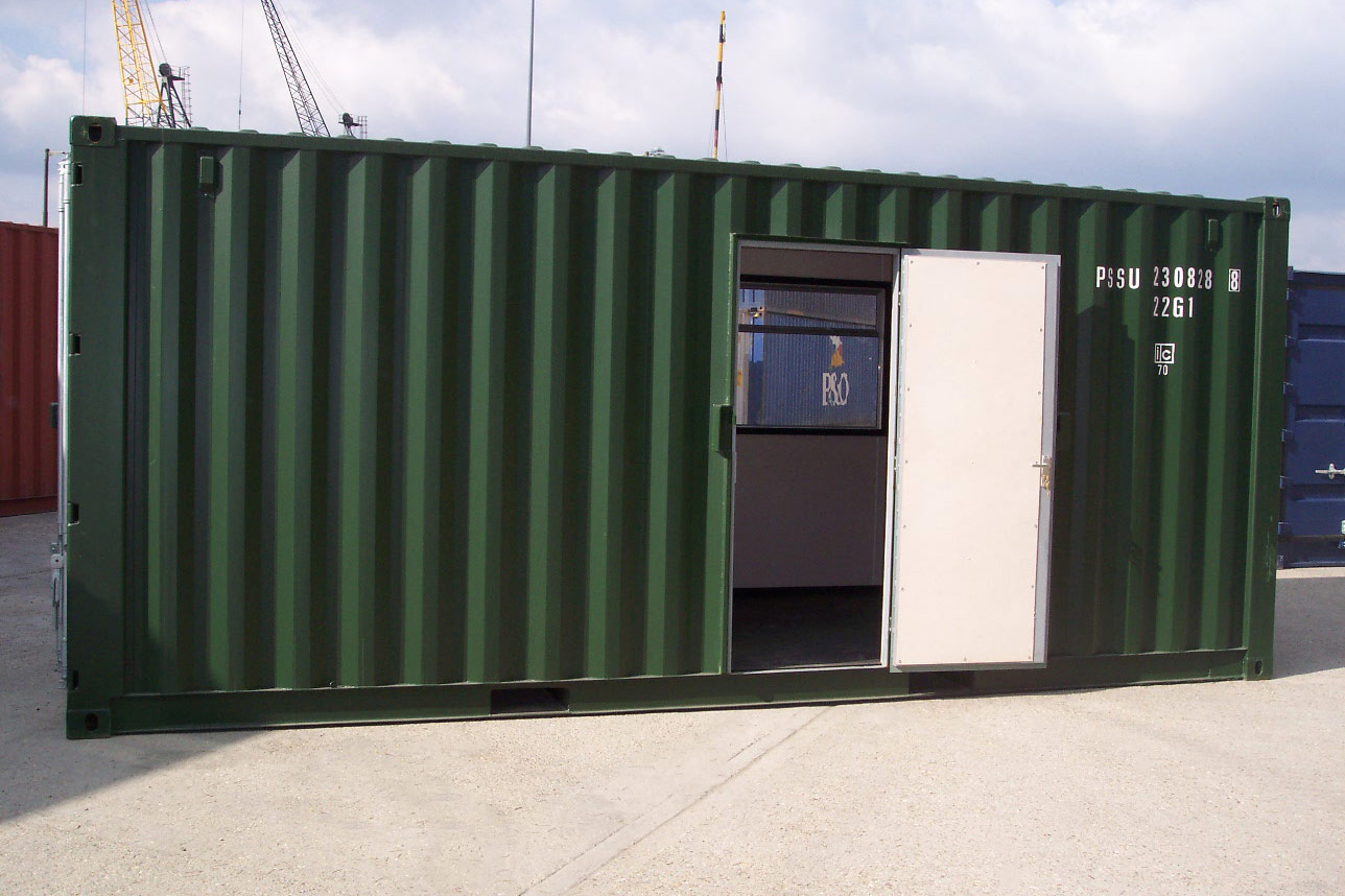 20ft Split Office/Store - Pentalver Container Conversions